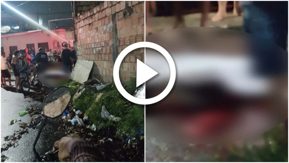 VÍDEO: autônomo é assassinado a tiros por ocupante de picape na Zona Norte de Manaus