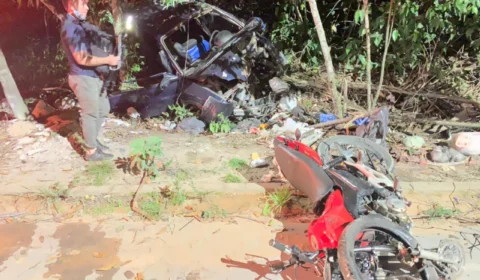 Motociclista morre em grave acidente na estrada do Tarumã, em Manaus