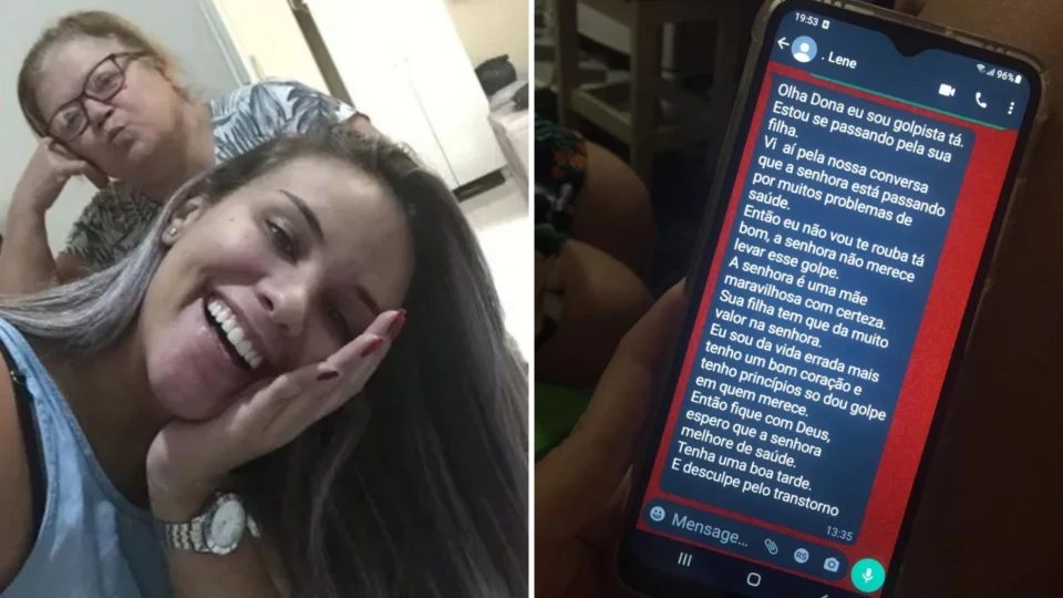 Mensagem de criminoso que ficou com dó de aplicar golpe em idosa em SP viraliza nas redes sociais
