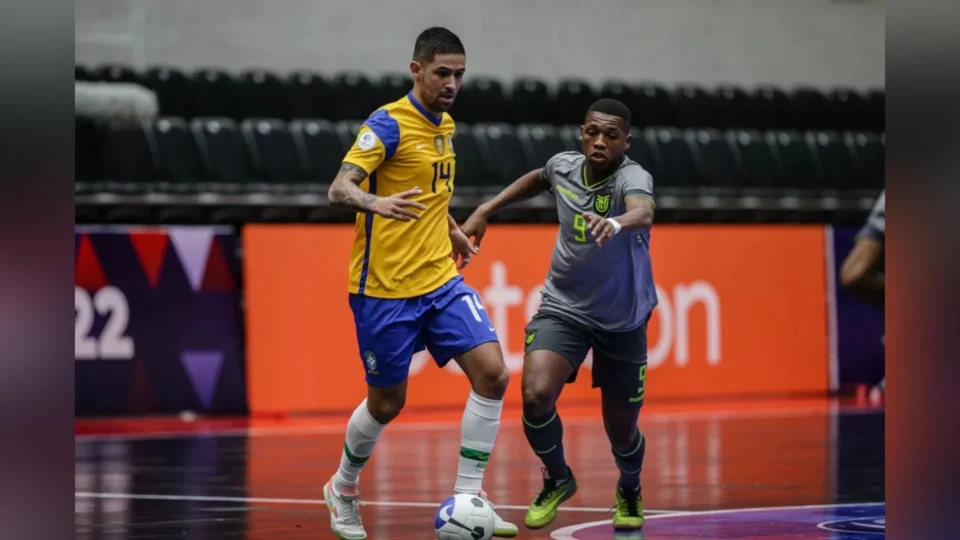 Copa América de Futsal: Brasil estreia ganhando de 5 a 1 do Equador