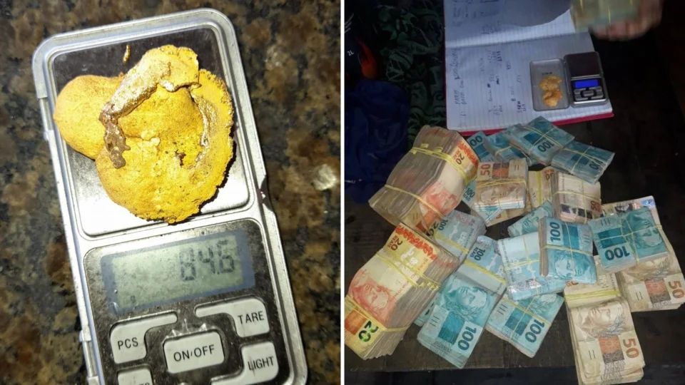 MINUTO NORTE: garimpeiros compartilham imagens de ouro e dinheiro em embarcações no Rio Madeira, no AM