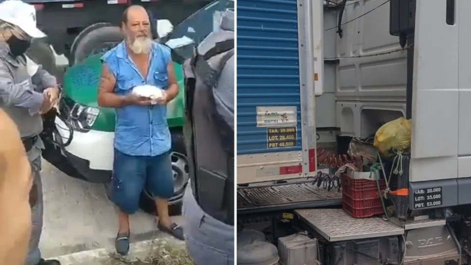 Motorista da carreta envolvido no acidente que causou a morte de gari em Manaus estava embriagado, diz polícia