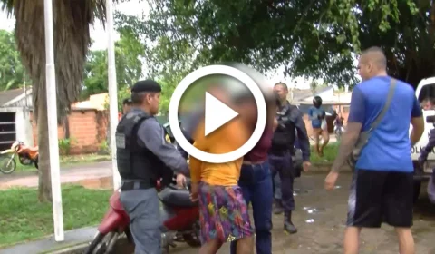 VÍDEO: trio é preso ao tentar assaltar casa lotérica de Parintins-AM