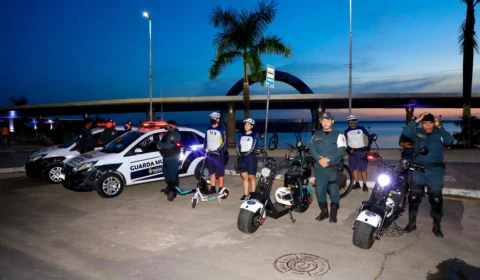 Em Manaus, Ponta Negra recebe reforço no patrulhamento da Guarda Municipal
