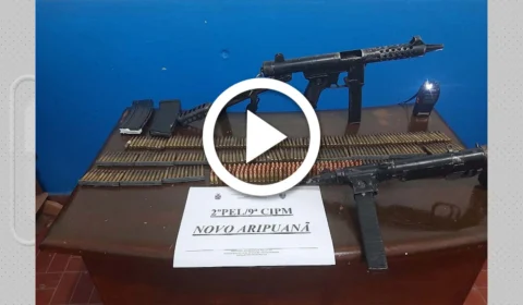 VÍDEO: no interior do Amazonas, trio armado tenta arrombar banco