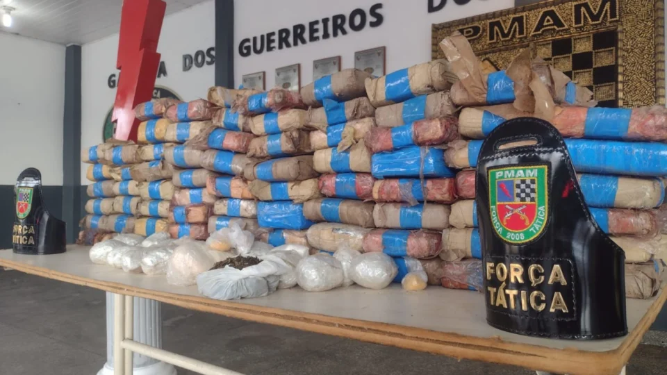 Mais de 100 kg de drogas são apreendidos dentro de buraco no bairro Zumbi