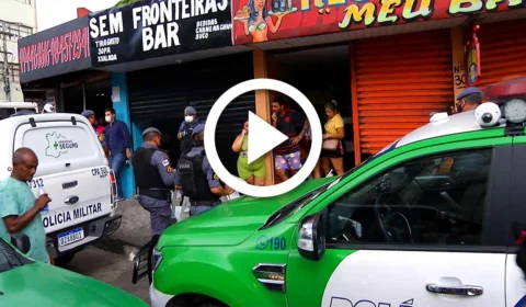 VÍDEO: churrasqueiro é assassinado a tiros no Centro de Manaus