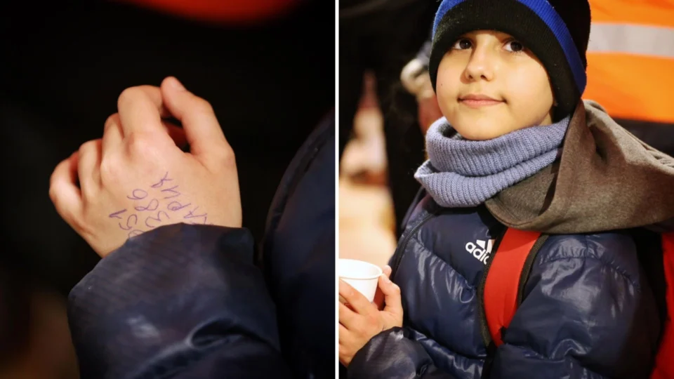 Menino de 11 anos viaja sozinho da Ucrânia para a Eslováquia