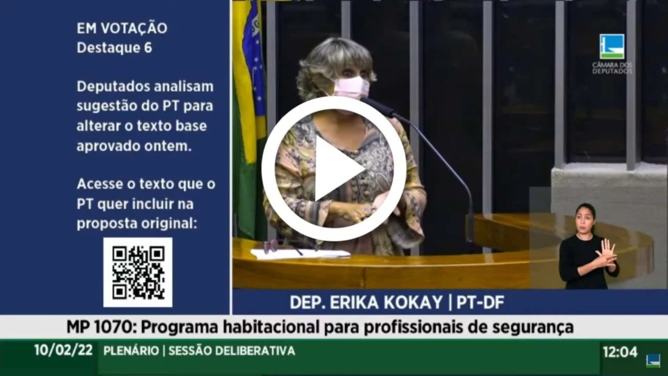 AO VIVO: Câmara se reúne para votar a MP que cria programa habitacional para os policiais
