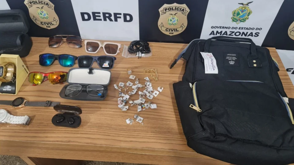 Casal é preso por roubo de sete lojas na Zona Centro-Sul de Manaus