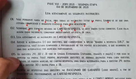 Prova aplicada em universidade do RS tinha código ‘Fora Bolsonaro’