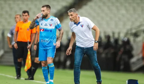 Lucas Lima diz que técnico do Fortaleza foi crucial para que ele siga na disputa da Libertadores