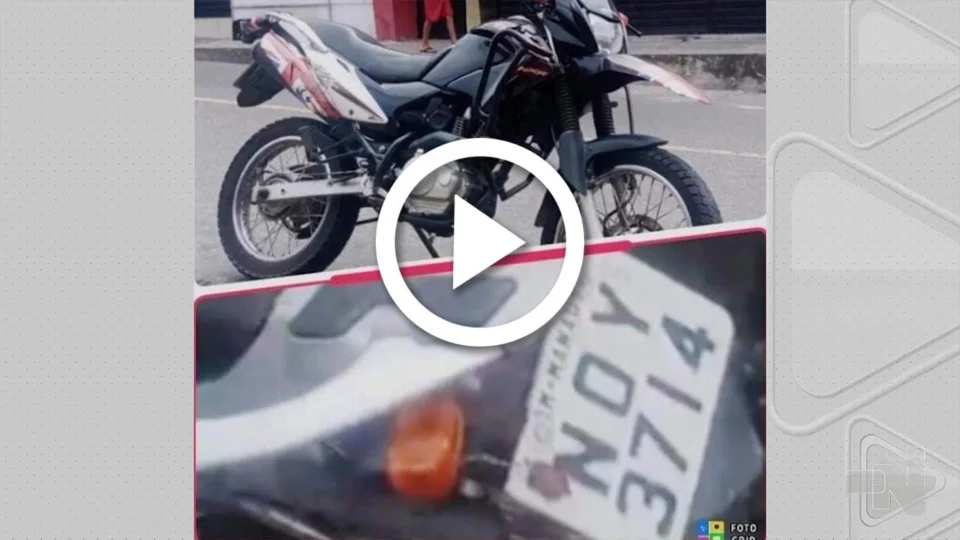 VÍDEO: dupla rouba motocicleta de trabalhador na Zona Norte de Manaus