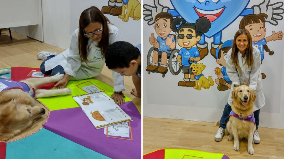 Conheça Mercedes, a cadela terapeuta que transforma a vida de crianças especiais em Manaus
