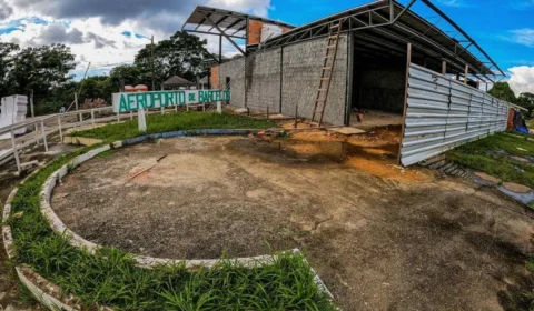 Após ser notificada, empresa retoma obras no Aeroporto de Barcelos, no Amazonas