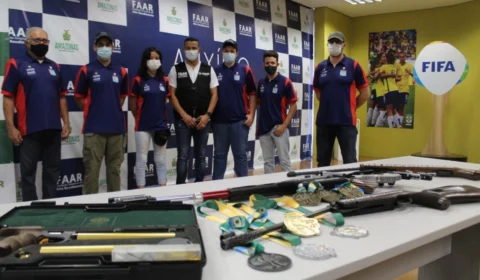 Amazonenses conquistam medalhas no tiro olímpico no Campeonato Brasileiro