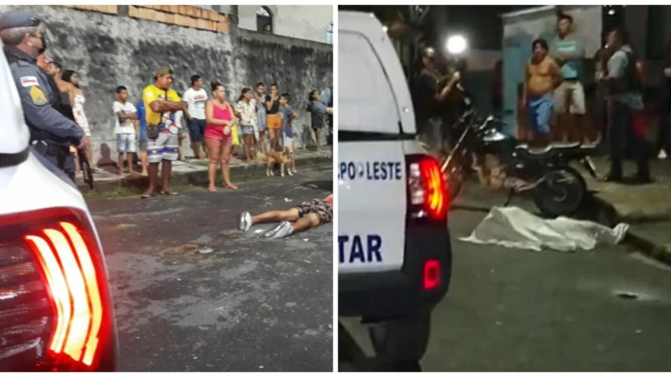 Em um carro branco, homens deixam várias vítimas nas Zonas Norte e Leste de Manaus