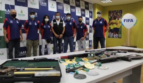 Amazonenses são medalhistas no Campeonato Brasileiro de Tiro Olímpico no Rio de Janeiro; teve ouro para o Estado