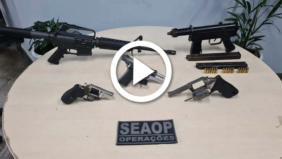VÍDEO: operação da SSP-AM apreende fuzil na Zona Leste de Manaus