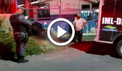 VÍDEO: detento do semiaberto é morto em campo de futebol em Manaus