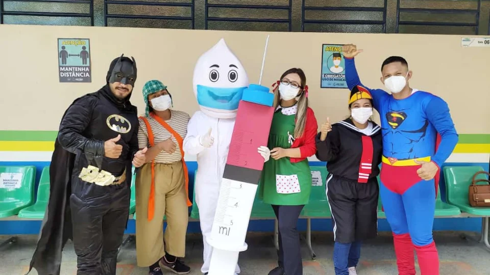 Escolas de São Paulo de Olivença, no interior do AM, recebem crianças para vacinação contra Covid