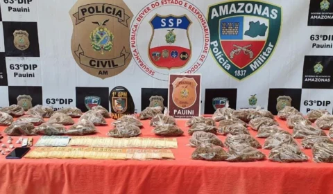 Em Pauini-AM, homem é preso com drogas e R$ 4,2 mil