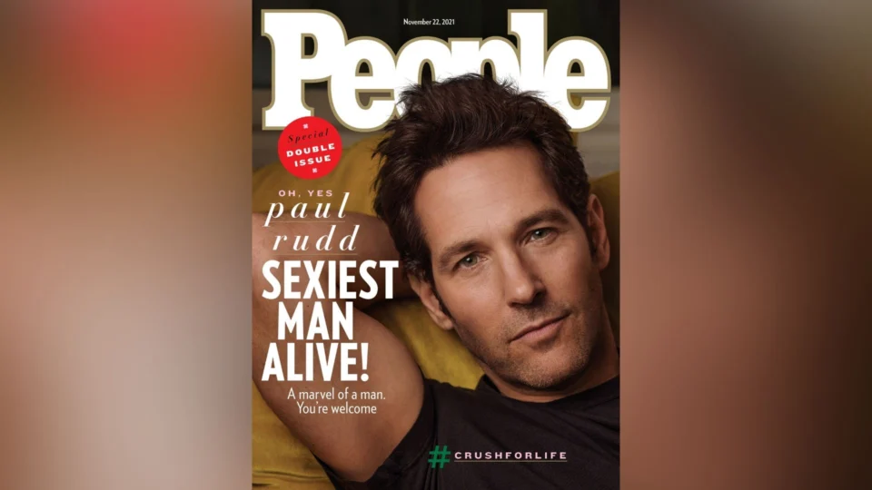 Ator que interpreta ‘Homem-Formiga’, Paul Rudd, é eleito o homem mais sexy do mundo