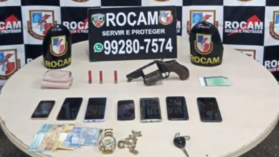 Quatro homens são presos por assaltos em Manaus