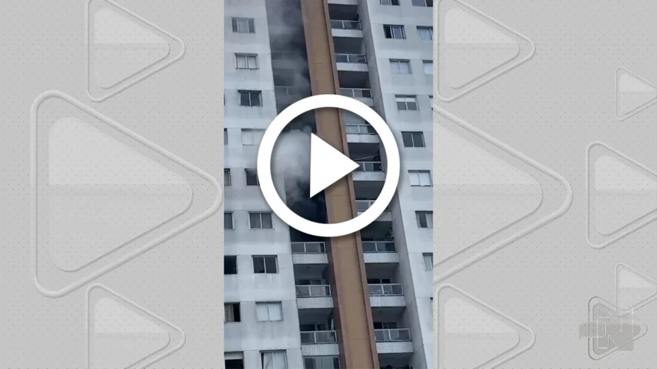 VÍDEO: incêndio atinge apartamento na Zona Centro-Sul de Manaus