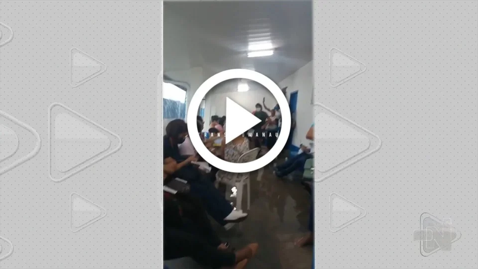 VÍDEOS: chuva alaga UBS na Cidade Nova, em Manaus; veja mais ocorrências