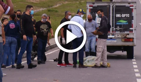 VÍDEO: motociclista morre em acidente de trânsito na Avenida das Torres em Manaus
