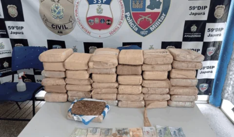 Mulheres são presas em Japurá-AM com 41 Kg de maconha do tipo ‘skunk’ com destino a Manaus