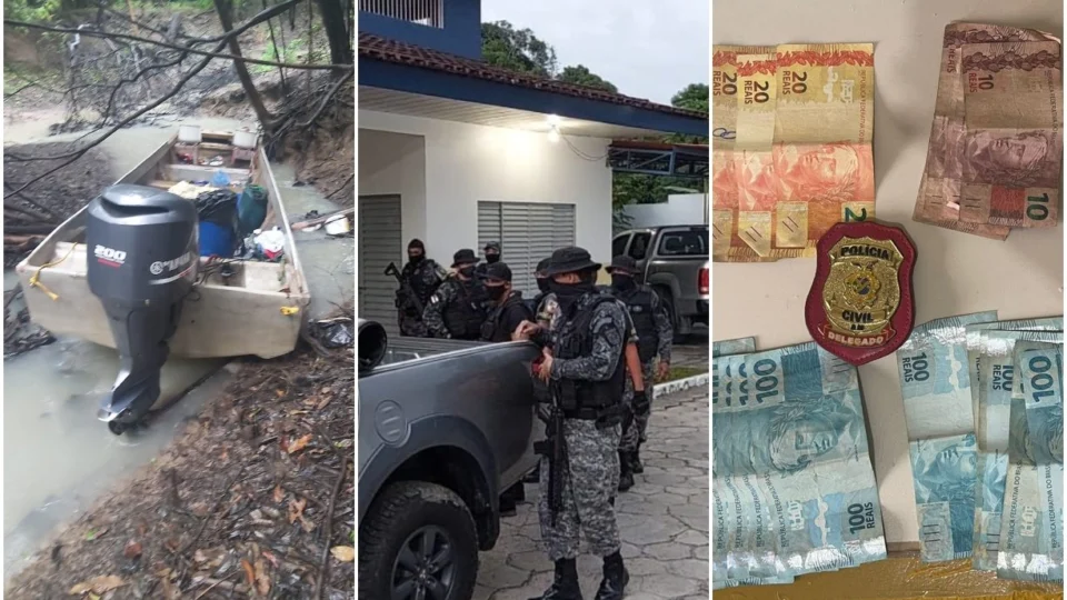 Operação Poseidon prende 5 pessoas e desarticula organização criminosa responsável por financiar pirataria, no AM