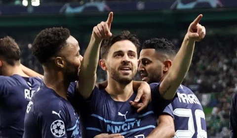 Manchester City goleia Sporting por 5 a 0 nesta terça-feira pelas oitavas