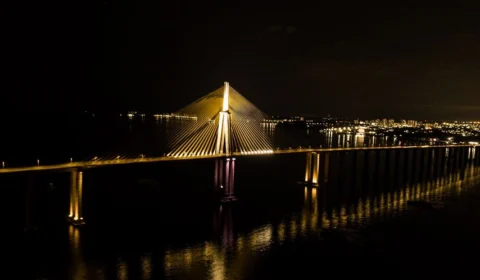REVITALIZAÇÃO: Ponte Jornalista Phelippe Daou recebe nova iluminação