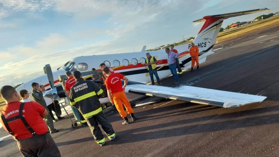 Avião UTI com paciente faz pouso de emergência, em Boa Vista