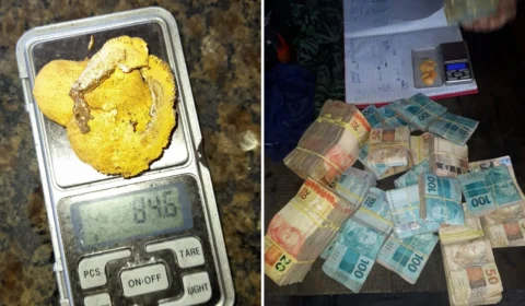 VÍDEO: garimpeiros compartilham imagens de ouro e muito dinheiro em região do Rio Madeira, no AM