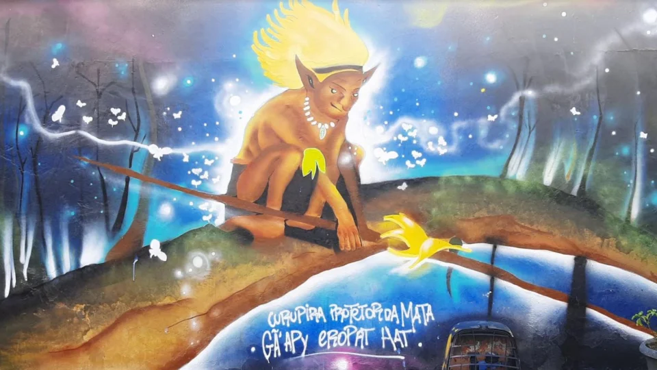 Projeto ‘Murais de Mawe’ exalta cultura do homem da floresta