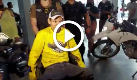 VÍDEO: cadeirante é suspeito de matar desafeto a facadas na Zona Centro-Oeste de Manaus