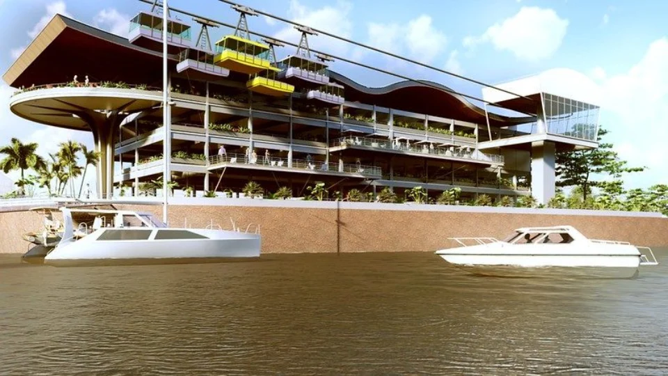 Projeto prevê teleférico urbano com função de transporte e atração turística em Manaus