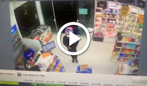 VÍDEO: bandidos assaltam drogaria na Zona Sul de Manaus