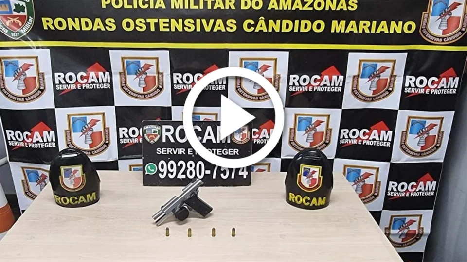 VÍDEO: armado com pistola é preso na Zona Norte de Manaus