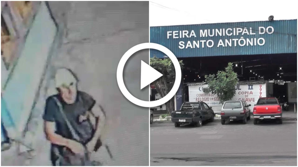 VÍDEO: homem é preso por furto de sandália em feira da Zona Oeste de Manaus