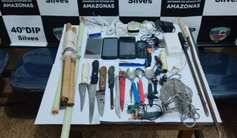 Presos realizam motim e tentam fugir de prisão em Silves, interior do Amazonas