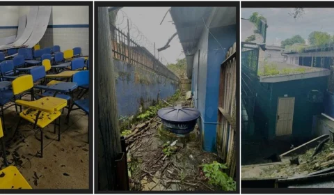 Escola abandonada é alvo de reclamações de moradores e professores na Zona Leste de Manaus