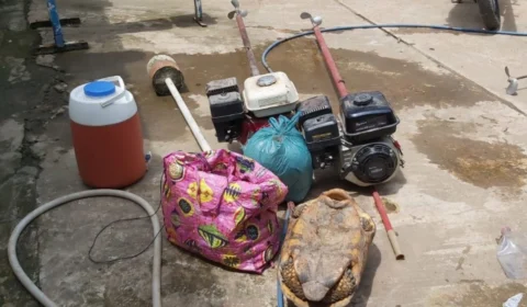 Cinco pessoas são presas por receptação de motores e redes de pescas, em Tapauá-AM