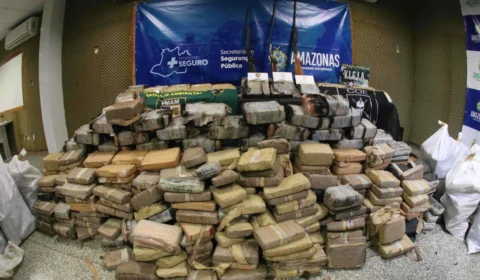 Mais de 1 tonelada drogas são apreendidas no interior do AM