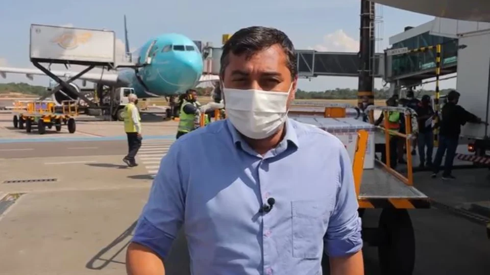 Wilson Lima anuncia mutirão de 2ª dose da vacina contra a Covid, em Manaus