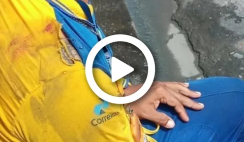 VÍDEO: funcionário dos Correios pula de carro em movimento durante sequestro no bairro Cidade Nova, em Manaus