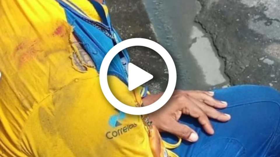 VÍDEO: funcionário dos Correios pula de carro em movimento durante sequestro no bairro Cidade Nova, em Manaus